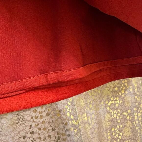 Bebe Burnt Rust Orange Suede Lined Stretch Mini Skirt Size 10 - Picture 5 of 7